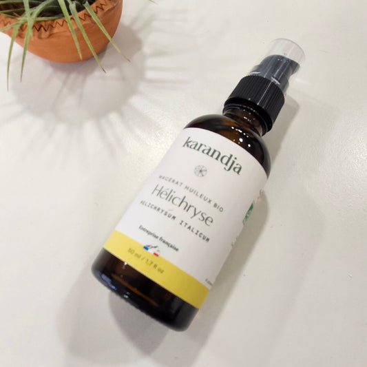 Macérât huileux bio HELICHRYSE 永久花浸泡油